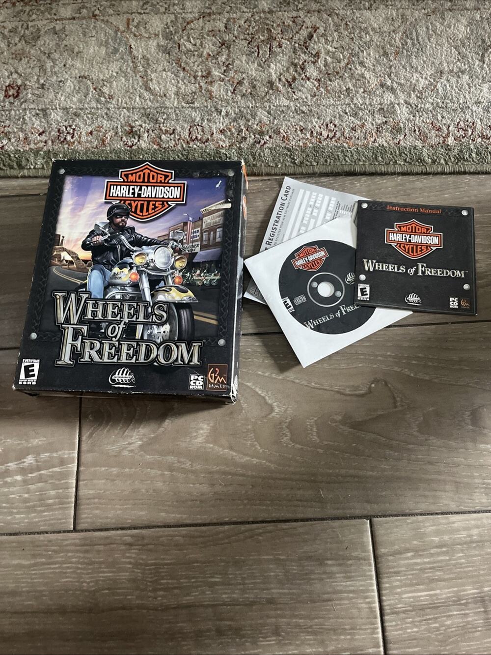 Harly Davidson Motor Cycles Wheels Of Freedom Pc Cd ROM